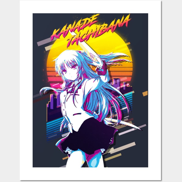 Kanade Tachibana Wall Art by 80sRetro